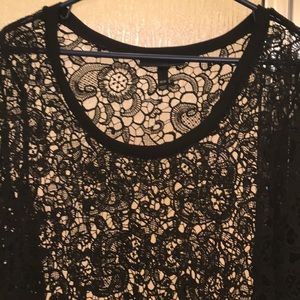 Lane Bryant Long-Sleeve Lace Shirt